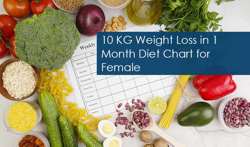 10 KG Weight Loss In 1 Month Diet Chart For Female