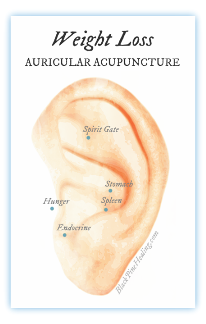 Acupressure Points For Weight Loss With Chart Ponasa