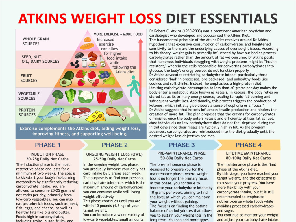 Atkins Weight Loss Diet Essentials Atkins Diet Plan Downloadable PDF 