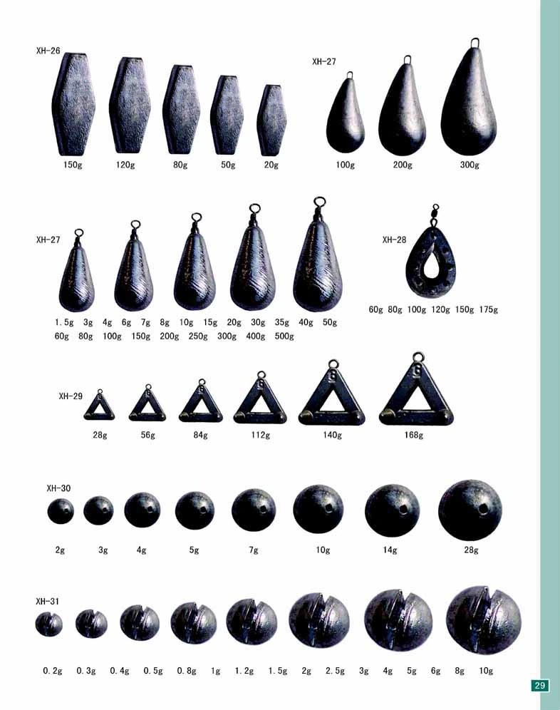 Awasome Fishing Bullet Weight Size Chart References