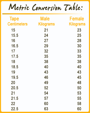 Beef Calf Weight Chart