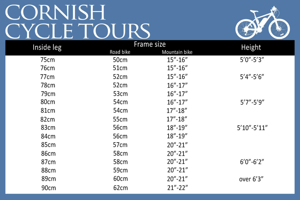 Bike Size Chart By Height And Weight Bike Tire Pressure Chart Tire 