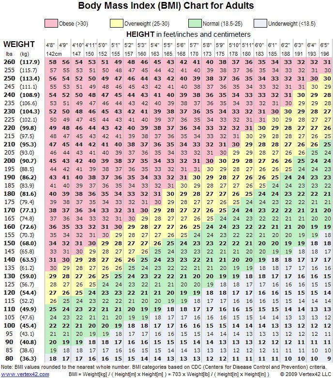 Bmi Chart Women Calculator Kotistart