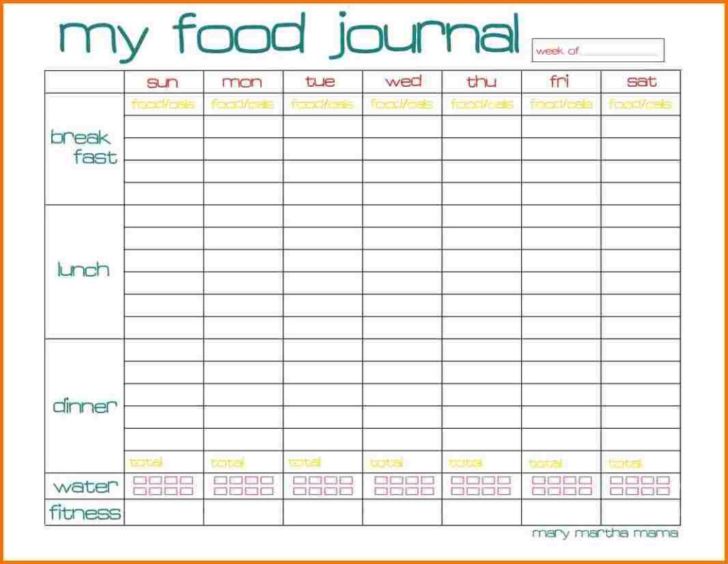 Calorie Counting Chart Printable Free Printable Word Searches