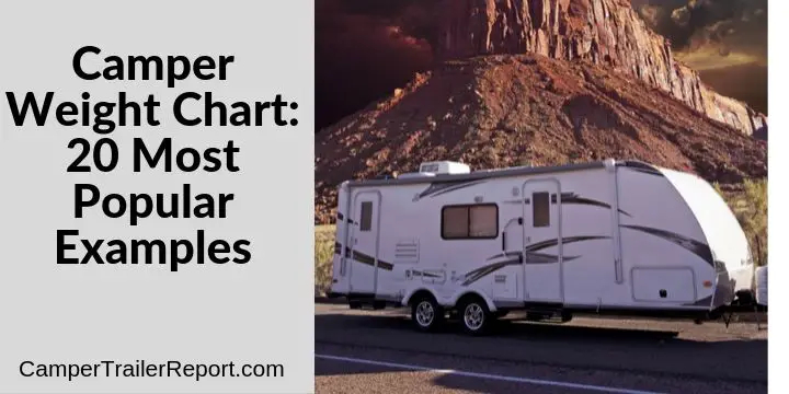 Camper Weight Chart 20 Most Popular Examples