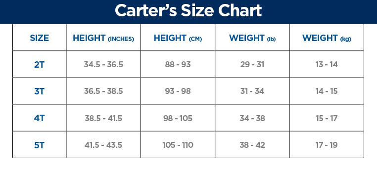 Carter 39 s Shoe Size Chart Printable Printable Templates