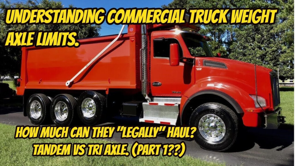 Dump Truck Axle Weight Chart