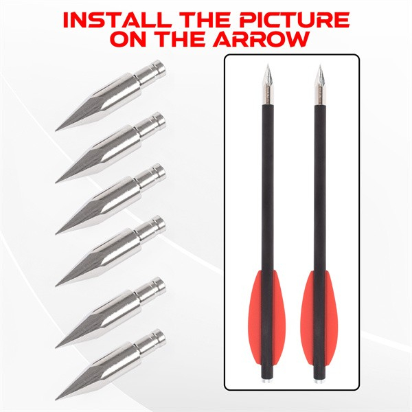 Elong Insert Arrow Tip Fits For Carbon Aluminum Arrow Crossbow Bolt