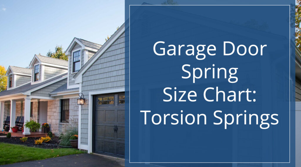 Garage Door Spring Size Chart Heritage Garage Door