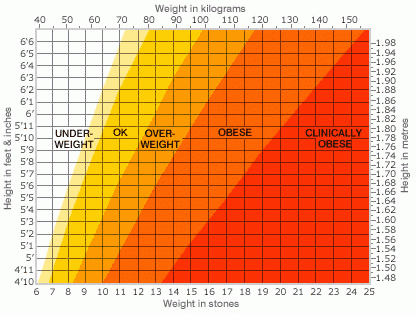 Healthy Weight Chart Female A Visual Reference Of Charts Chart Master