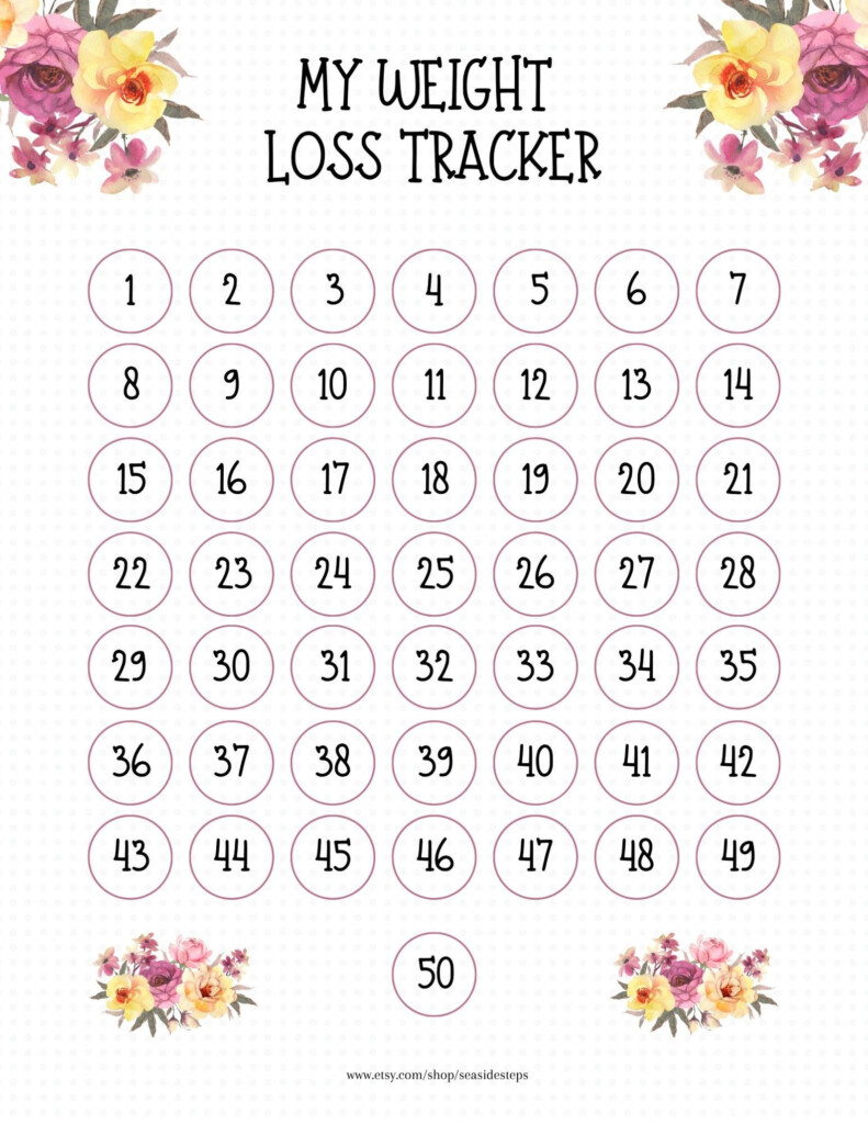 Printable Weight Loss Tracker Weight Loss Chart Insta Vrogue co