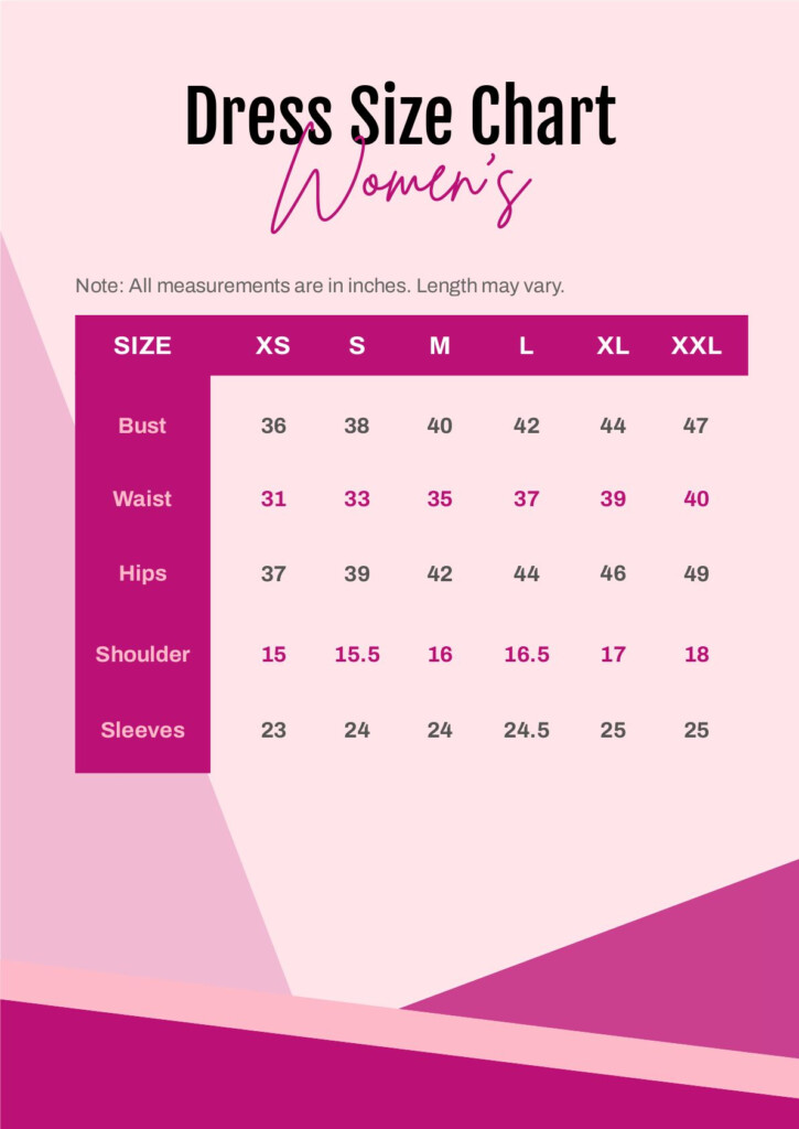 Small Size Dress Chart Dresses Images 2025