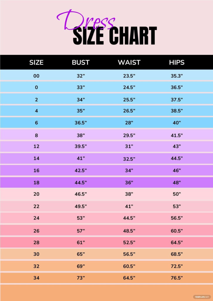 Small Size Dress Chart Dresses Images 2025